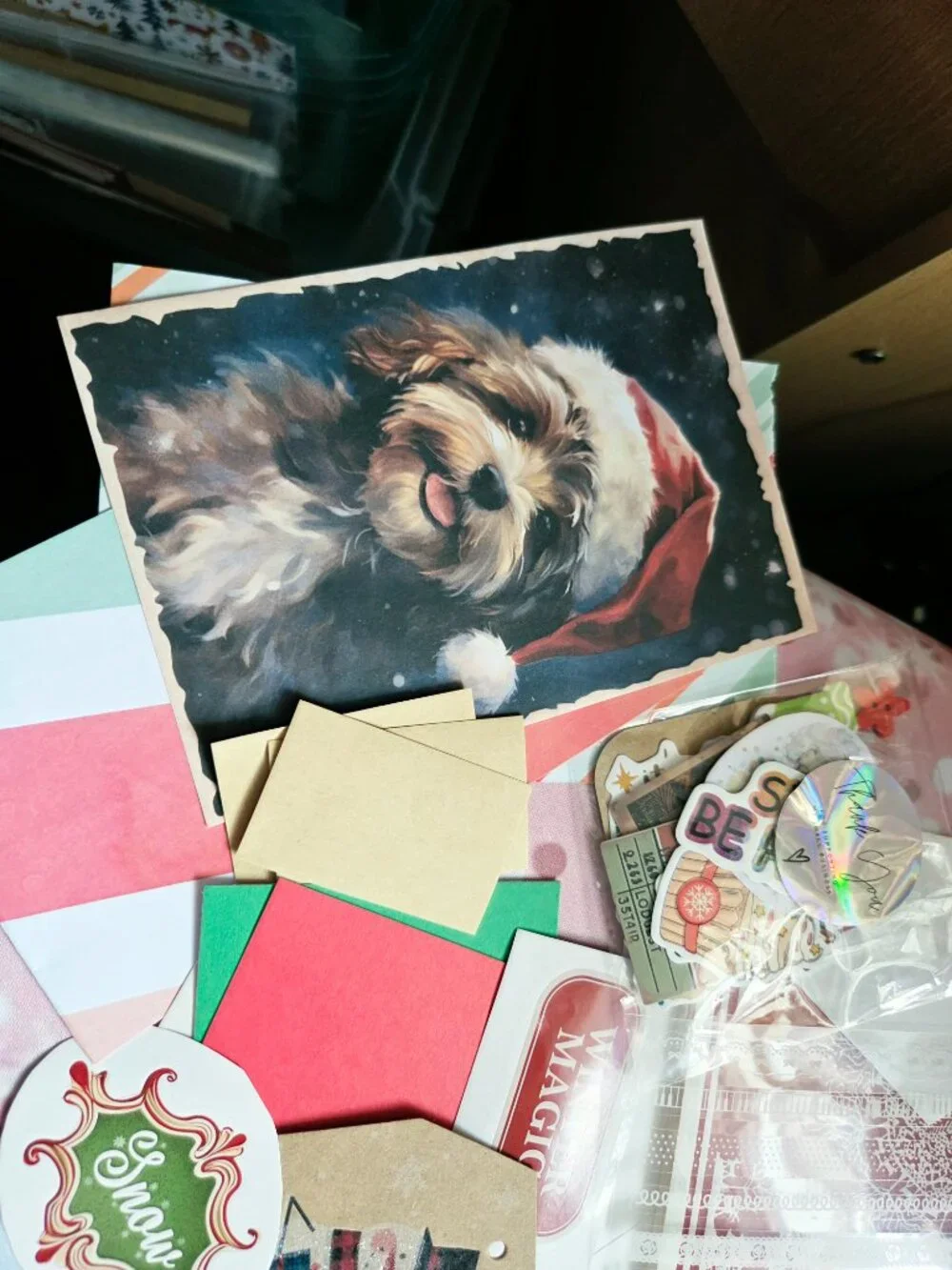 Mystery Junk journal kit  30+ piece